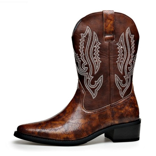 Men western cowboy boots - men's,