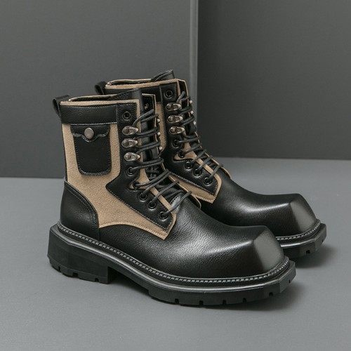 Men retro motorcycle combat - men's,