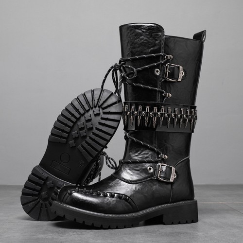 Men fashion motorcycle boots - men's,