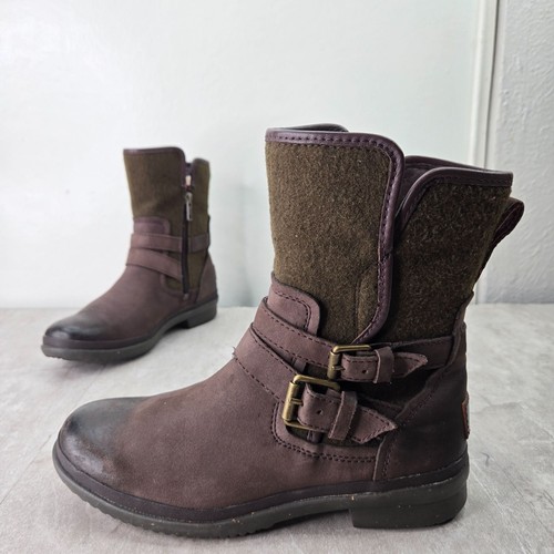 Ugg moto ankle boots dark - ankle,